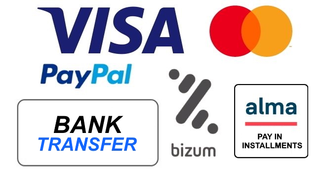 different payment methods